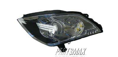 2518 | 2006-2009 NISSAN 350Z LT Headlamp lens/housing Xenon; Lens & Body Assy; w/Harness | NI2518108|26076CF40A