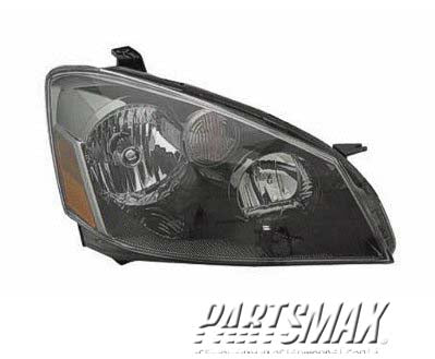 2519 | 2005-2006 NISSAN ALTIMA RT Headlamp lens/housing BASE|S|SE|SL; w/HID Lamps | NI2519104|26025ZB900