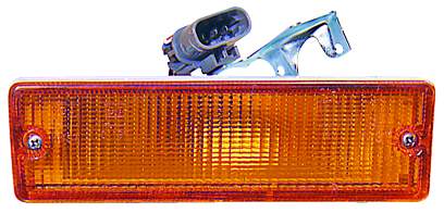 2521 | 1988-1989 NISSAN D21 RT Parklamp assy 1 ton; park/signal combination; bumper mounted | NI2521118|B612001G01