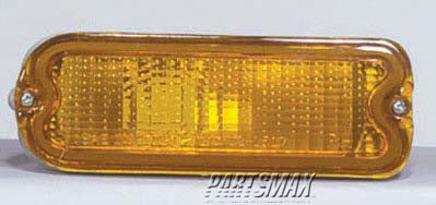 2531 | 1993-1995 NISSAN QUEST RT Front signal lamp w/amber lens | NI2531107|261300B200