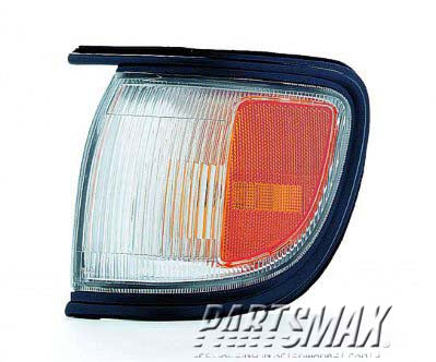 2550 | 1996-1999 NISSAN PATHFINDER LT Front marker lamp assy w/black rim; to 12/98 | NI2550130|261150W026