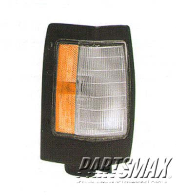 2551 | 1990-1992 NISSAN D21 RT Front marker lamp assy black | NI2551104|B611001G02