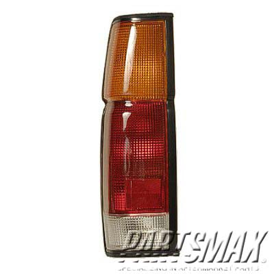 2800 | 1986-1994 NISSAN D21 LT Taillamp assy Hardbody; w/o dual rear wheels | NI2800103|B65553B300