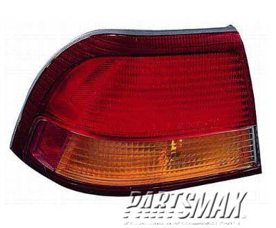2070 | 1997-1999 NISSAN MAXIMA LT Taillamp assy body mounted | NI2800143|265550L725