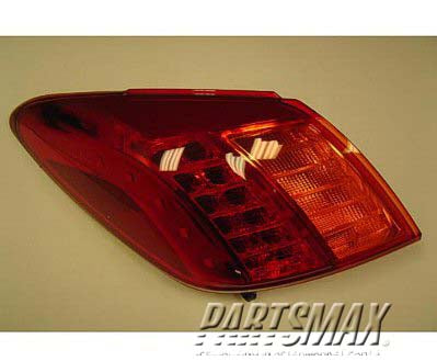 2800 | 2009-2010 NISSAN MURANO LT Taillamp assy To 10-09 | NI2800184|265551AA0C