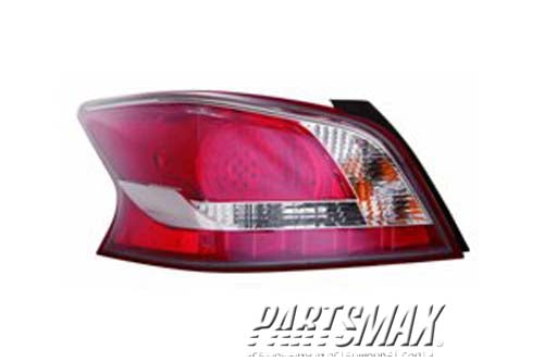 2070 | 2013-2013 NISSAN ALTIMA LT Taillamp assy Sedan; LED | NI2800196|265553TG0B