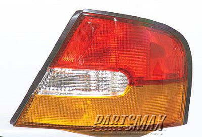 2801 | 1998-1998 NISSAN ALTIMA RT Taillamp assy w/red lens | NI2801129|265509E025