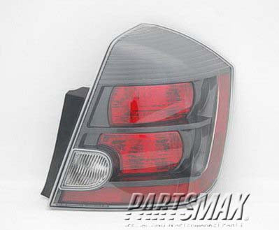 2080 | 2007-2009 NISSAN SENTRA RT Taillamp assy w/2.5L engine | NI2801178|26550ET80C