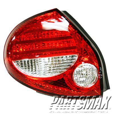 2818 | 2000-2001 NISSAN MAXIMA LT Taillamp lens/housing GXE/GLE | NI2818105|265592Y925