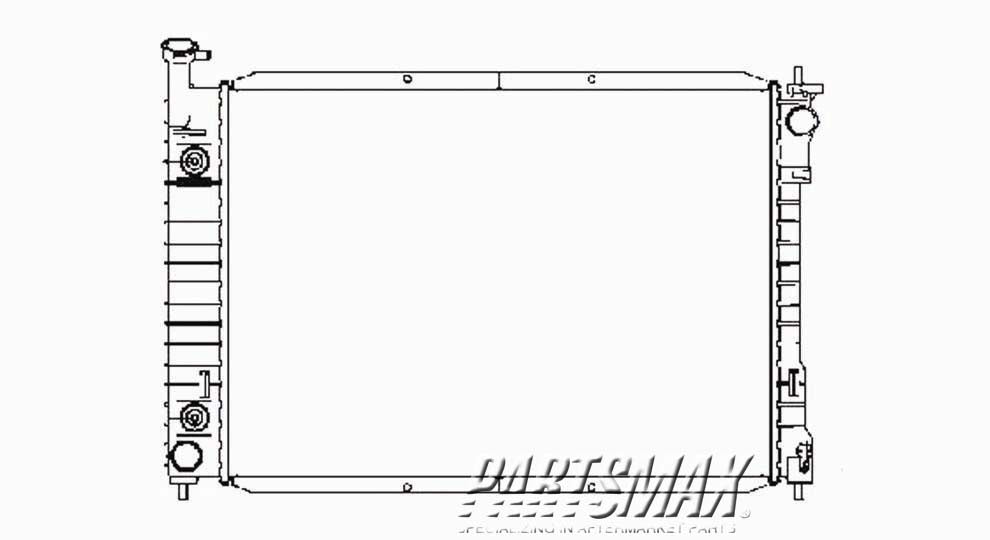 3010 | 1999-2002 MERCURY VILLAGER Radiator assembly all | NI3010129|XF5Z8005AA