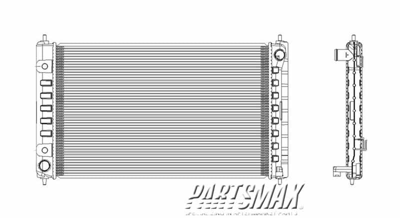 3010 | 2007-2018 NISSAN ALTIMA Radiator assembly 2.5L|3.5L; Sedan; A/T | NI3010210|21460ZN50B