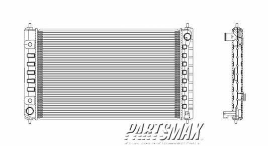 3010 | 2007-2018 NISSAN ALTIMA Radiator assembly 2.5L|3.5L; Sedan; A/T | NI3010210|21460ZN50B