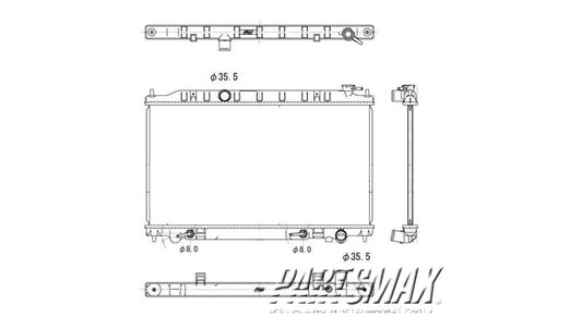 3010 | 2007-2008 NISSAN MAXIMA Radiator assembly  | NI3010213|21460ZK30A