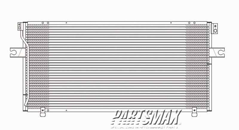 3030 | 1993-1997 NISSAN ALTIMA Air conditioning condenser all | NI3030104|921102B000