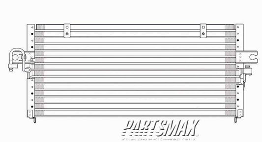 3030 | 1998-1998 NISSAN 200SX Air conditioning condenser all | NI3030121|921108B800