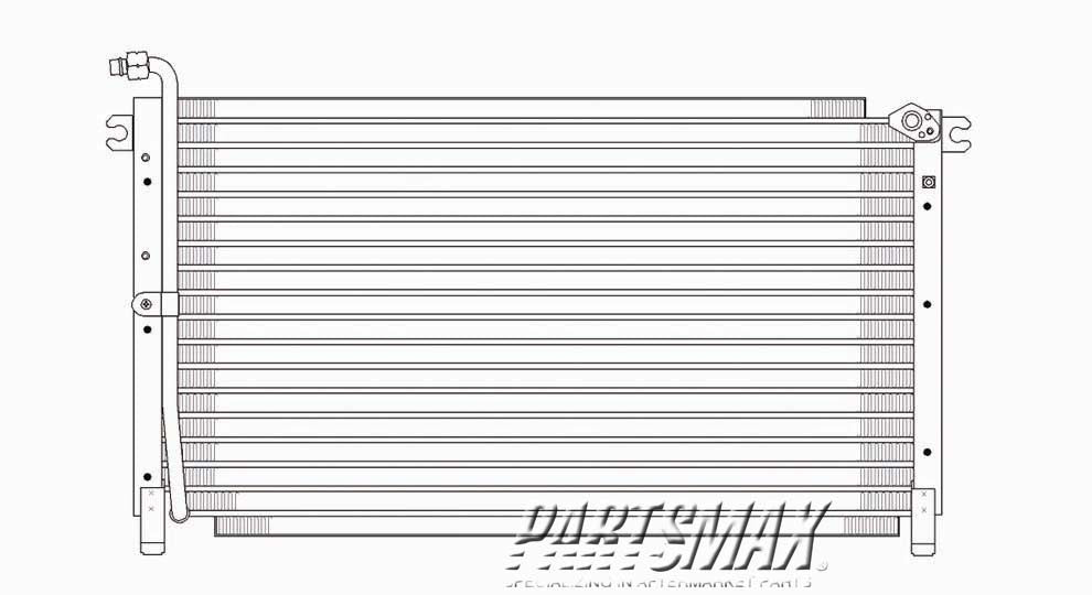 3030 | 1987-1992 NISSAN PATHFINDER Air conditioning condenser may require additional parts | NI3030146|9211001G61