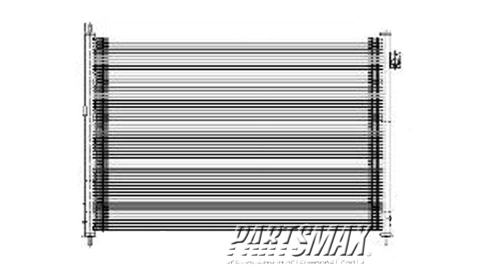 3030 | 2014-2015 NISSAN ROGUE SELECT Air conditioning condenser all | NI3030164|92100JG000