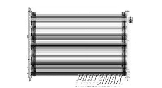 3030 | 2014-2015 NISSAN ROGUE SELECT Air conditioning condenser all | NI3030164|92100JG000