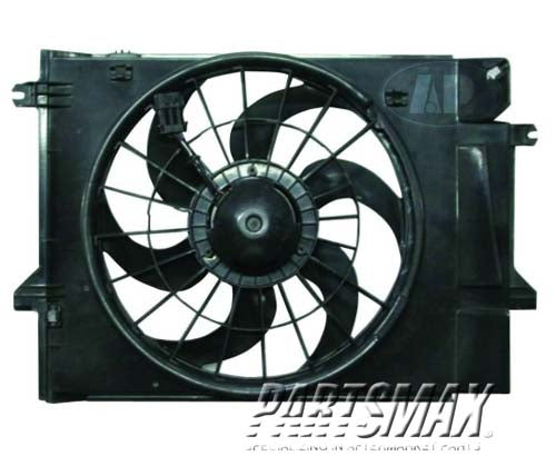 3115 | 1999-2002 NISSAN QUEST Radiator cooling fan assy includes motor/fan/blade | NI3115120|214817B000