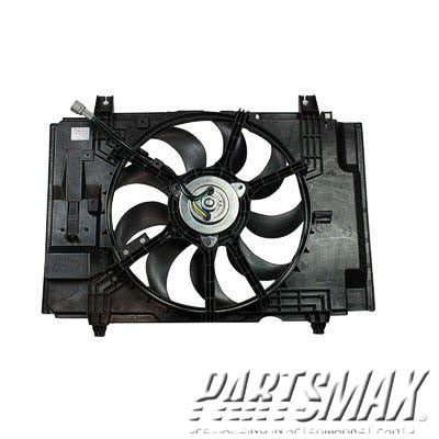 3115 | 2009-2012 NISSAN CUBE Radiator cooling fan assy BASE; M/T; w/A/C | NI3115141|214811FC0A