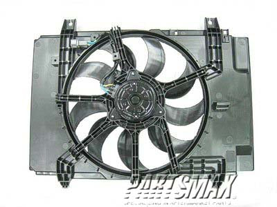 3115 | 2009-2010 NISSAN CUBE Radiator cooling fan assy BASE; M/T; w/o A/C; To 11-09 | NI3115142|214811FA0A