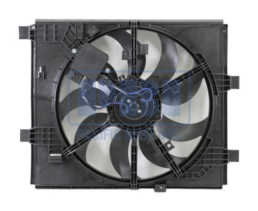 3115 | 2011-2013 NISSAN JUKE Radiator cooling fan assy Motor/Blade/Shroud Assy; w/Control Modules; see notes | NI3115144|214831KC0A-PFM