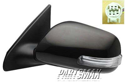 1700 | 2008-2010 SCION xD LT Mirror outside rear view Power; w/Signal Lamp; w/Cover; PTM; see notes | SC1320104|8794052420-PFM