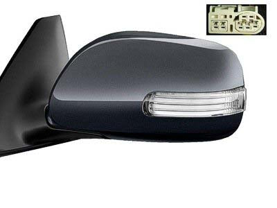 1320 | 2011-2011 SCION tC LT Mirror outside rear view Power; Non-Heated; w/Signal Lamp; Black (Code 202); w/Cover; PTM; see notes | SC1320105|8794021200-PFM