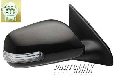 1710 | 2008-2010 SCION xD RT Mirror outside rear view Power; w/Signal Lamp; w/Cover; PTM; see notes | SC1321104|8791052440-PFM