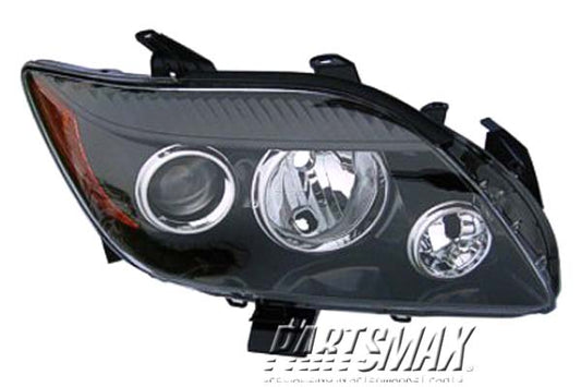 1172 | 2008-2010 SCION tC RT Headlamp lens/housing w/o Base Pkg | SC2519104|8113021190