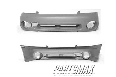 1000 | 2000-2002 SUBARU OUTBACK Front bumper cover Outback; prime | SU1000133|57704AE05A