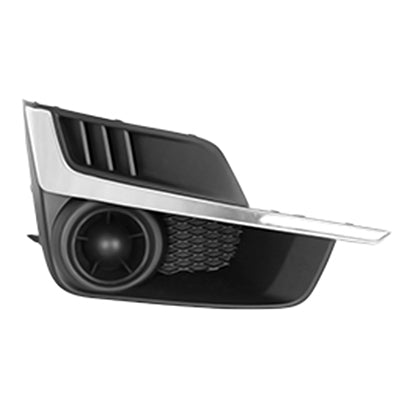 1038 | 2015-2016 SUBARU IMPREZA LT Front bumper insert Fog Lamp Opening Cover; w/o Fog Lamps; w/Chrome Mldg | SU1038109|57731FJ410