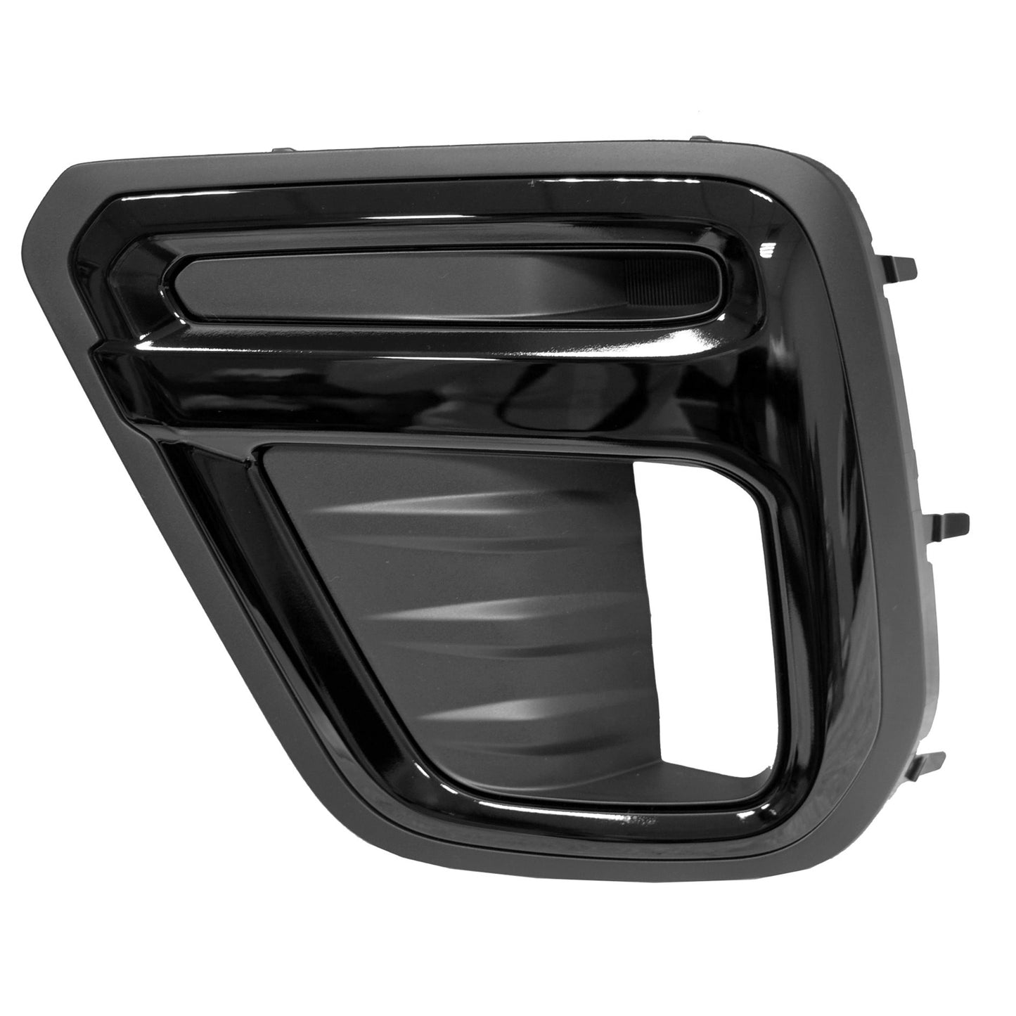 520 | 2019-2019 SUBARU FORESTER LT Front bumper insert SPORT; Fog Lamp Bezel; w/LED Fog Lamps; Black Trim | SU1038119|57731SJ150