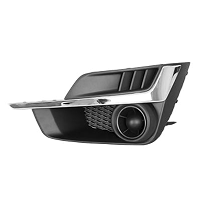 530 | 2015-2016 SUBARU IMPREZA RT Front bumper insert Fog Lamp Opening Cover; w/o Fog Lamps; w/Chrome Mldg | SU1039109|57731FJ400