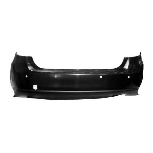 2430 | 2017-2022 SUBARU IMPREZA Rear bumper cover Sedan; w/Object Sensors; w/Textured Lower; prime | SU1100184|57702FL21A