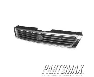 860 | 1992-1994 SUBARU LEGACY Grille assy L/LS/LSi | SU1200111|91065AA110