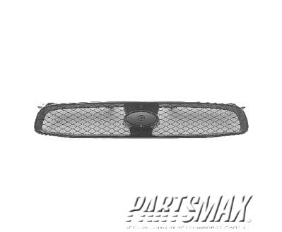 860 | 2004-2005 SUBARU IMPREZA Grille assy 4dr sedan RS/WRX; 4dr wagon RS/WRX sport | SU1200131|91121FE110