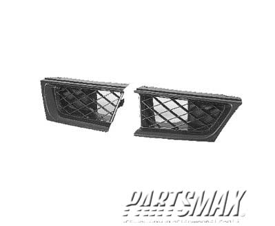 1200 | 2006-2007 SUBARU IMPREZA Grille assy black pearl; code VW; left side | SU1200135|91121FE250VW