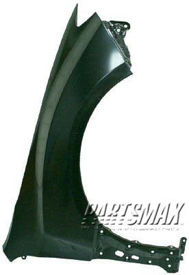 1241 | 2008-2014 SUBARU IMPREZA RT Front fender assy WRX; STI | SU1241135|57120FG0409P