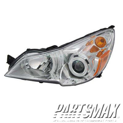 2502 | 2010-2012 SUBARU LEGACY LT Headlamp assy composite  | SU2502136|84001AJ01F