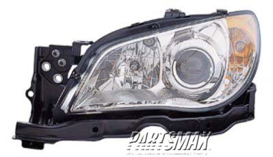 1150 | 2007-2007 SUBARU IMPREZA LT Headlamp assy composite w/o HID | SU2502137|84001FE930