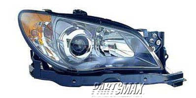 2503 | 2006-2006 SUBARU IMPREZA RT Headlamp assy composite w/o HID | SU2503131|84001FE680