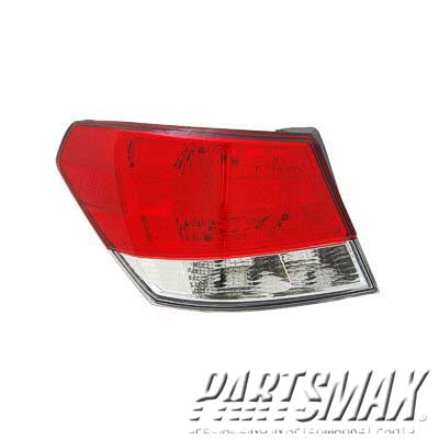 2804 | 2010-2014 SUBARU LEGACY LT Taillamp assy outer Lens/Housing | SU2804104|84912AJ01A