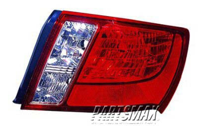 2819 | 2008-2011 SUBARU IMPREZA RT Taillamp lens/housing BASE|WRX; Sedan | SU2819101|84912FG120