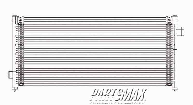 3030 | 1997-1999 SUBARU LEGACY Air conditioning condenser from 5/97 | SU3030108|73210AC050