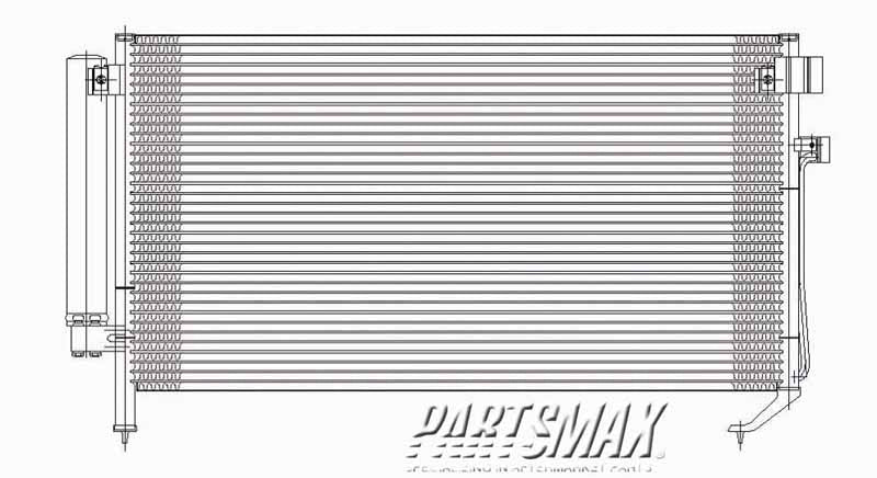 3030 | 2003-2008 SUBARU FORESTER Air conditioning condenser all | SU3030126|73210SA012