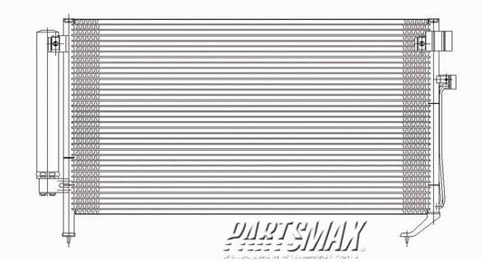 3030 | 2003-2008 SUBARU FORESTER Air conditioning condenser all | SU3030126|73210SA012