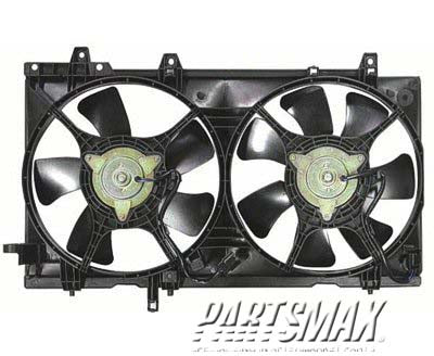 3115 | 2004-2008 SUBARU FORESTER Radiator cooling fan assy w/Turbo; Motor/Blade/Shroud Dual Fan Assy; see notes | SU3115109|45131SA000-PFM