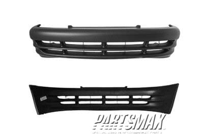 1000 | 1998-2001 CHEVROLET METRO Front bumper cover smooth finish; prime | SZ1000119|SZ1000119