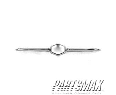 920 | 1999-2000 SUZUKI GRAND VITARA Grille molding Grand Vitara; center garnish; chrome & gold | SZ1210102|7211265DA0Z8E